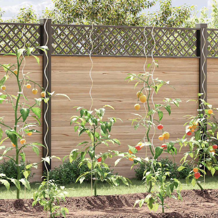 Vidaxl plantenstok spiraal 170 cm gegalvaniseerd staal 20 st