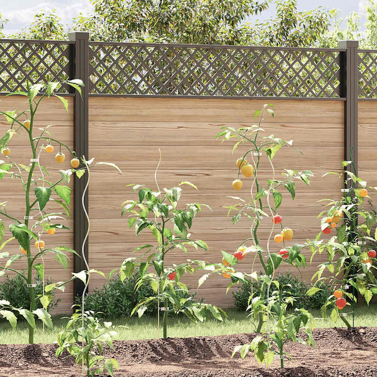 Vidaxl plantenstok spiraal 110 cm gegalvaniseerd staal 5 st