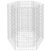 Vidaxl gabion plantenbak verhoogd zeshoekig 100x90x100 cm