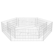 Vidaxl gabion plantenbak verhoogd zeshoekig 200x173x40 cm - afbeelding 2