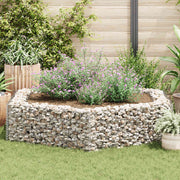 Vidaxl gabion plantenbak verhoogd zeshoekig 200x173x40 cm - afbeelding 1