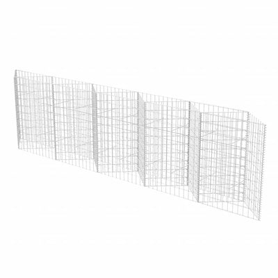 Vidaxl gabion mand 300x30x100 cm gegalvaniseerd staal