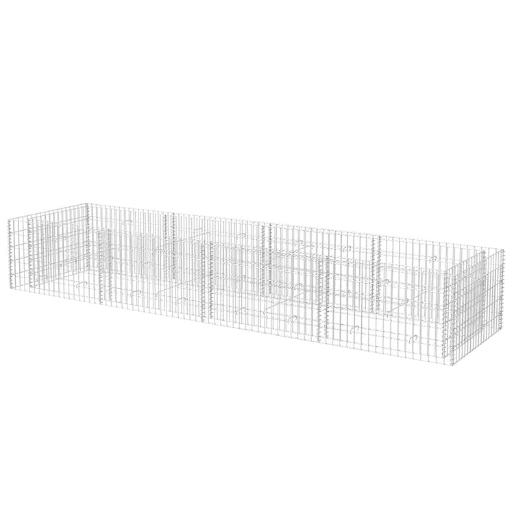 Vidaxl gabion plantenbak verhoogd 360x90x50 cm staal