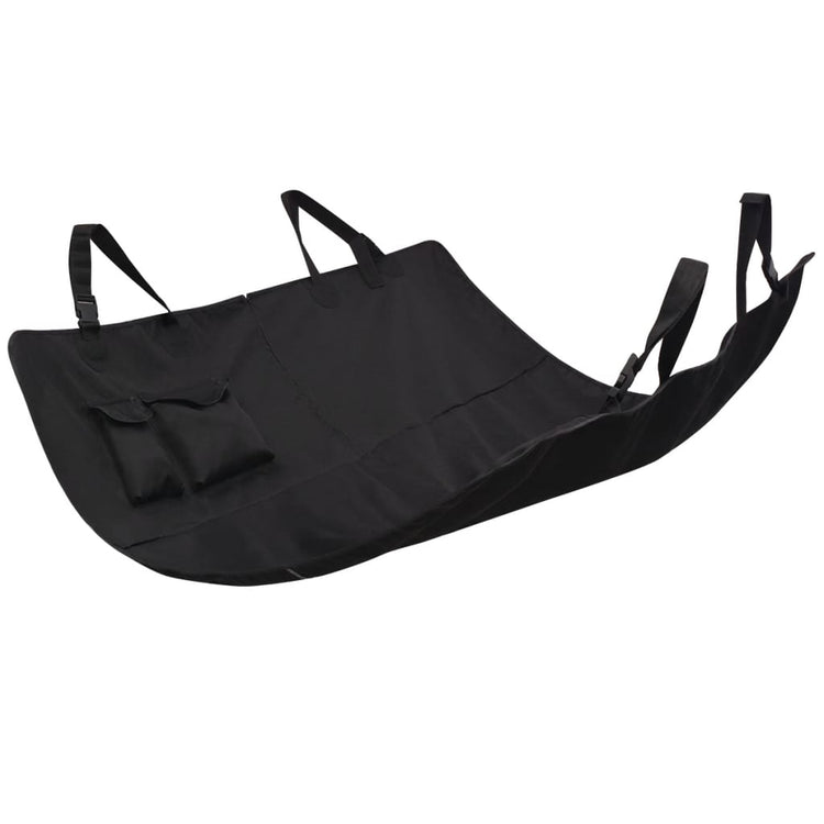 Vidaxl huisdieren achterbankhoes 148x142 zwart