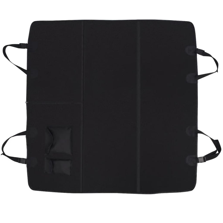 Vidaxl huisdieren achterbankhoes 148x142 zwart