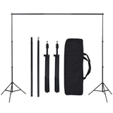 Vidaxl fotostudioset met 5 achtergronden en verstelbaar frame - afbeelding 3