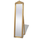 Vidaxl vrijstaande spiegel barok 160x40cm goud - afbeelding 2