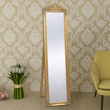 Vidaxl vrijstaande spiegel barok 160x40cm goud - afbeelding 1