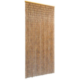 Vidaxl deurgordijn 90x200 cm bamboe - afbeelding 1