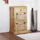 Vidaxl schoenenkast met lade 4-laags massief gerecycled hout