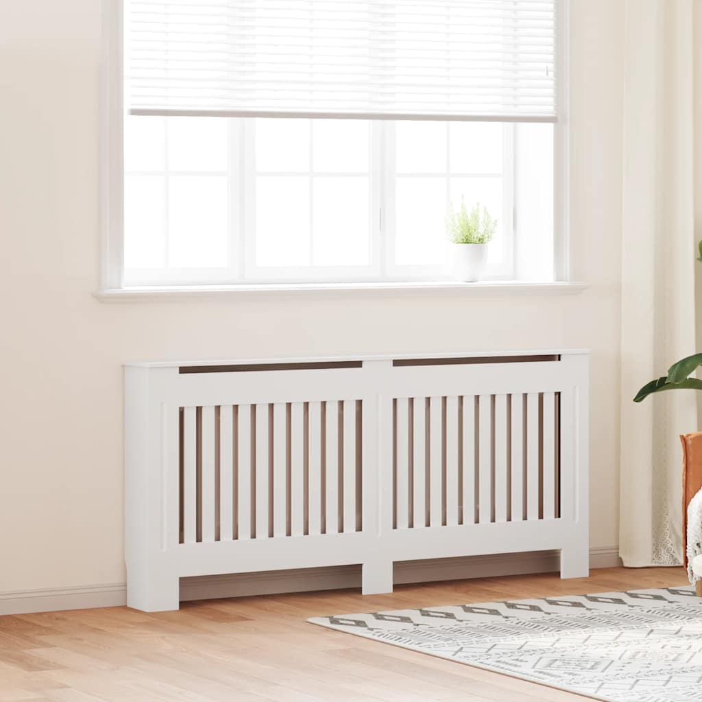 Vidaxl radiatorombouw wit mdf 172 cm
