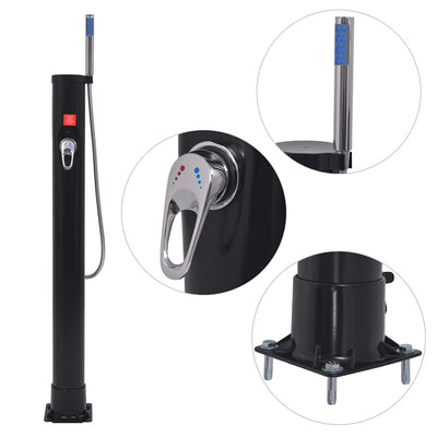 Vidaxl solar douche 8 l pvc staal