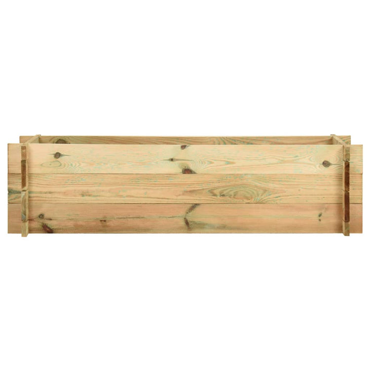 VidaXL Plantenbak 120 cm geïmpregneerd grenenhout