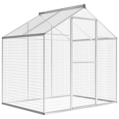 Vidaxl volière 178x122x194 cm aluminium