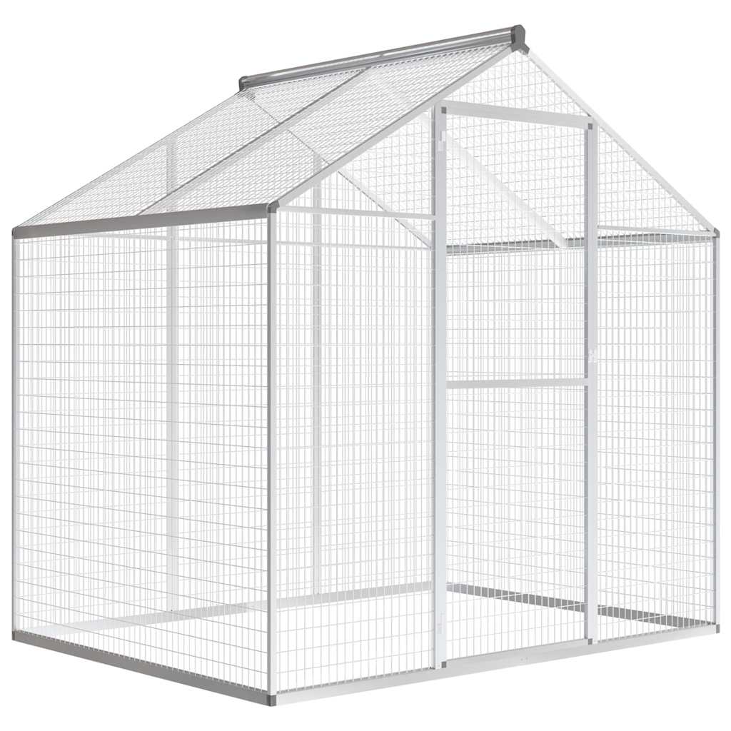 Vidaxl volière 178x122x194 cm aluminium