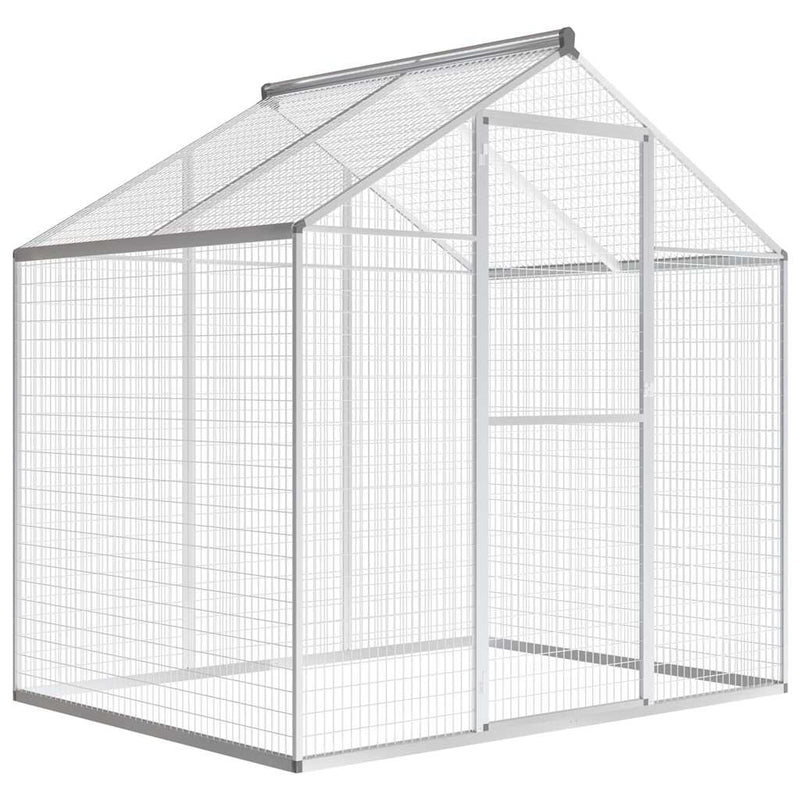 Vidaxl volière 178x122x194 cm aluminium