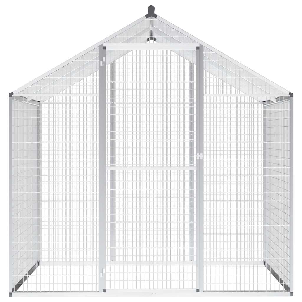 Vidaxl volière 178x122x194 cm aluminium