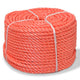 Vidaxl touw gedraaid 10 mm 100 m polypropyleen oranje