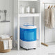 Vidaxl mini wasmachine met enkele trommel 2,6 kg