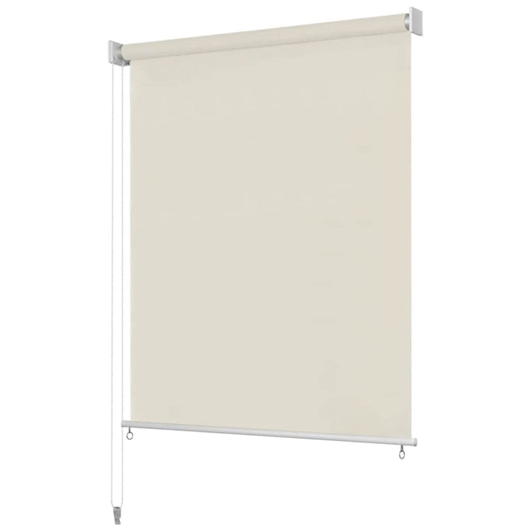 Vidaxl rolgordijn voor buiten 225(b)x140(h) cm crèmekleurig