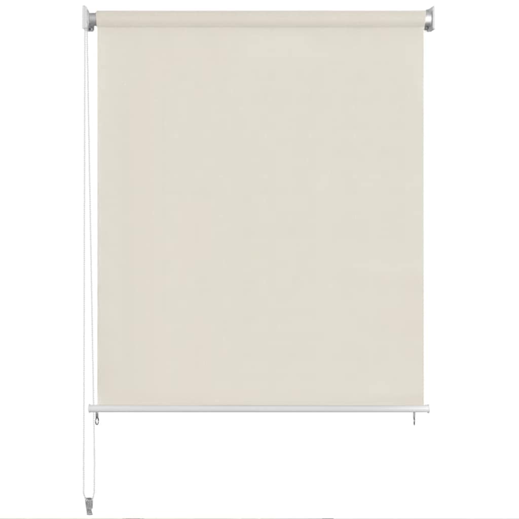 Vidaxl rolgordijn voor buiten 225(b)x140(h) cm crèmekleurig