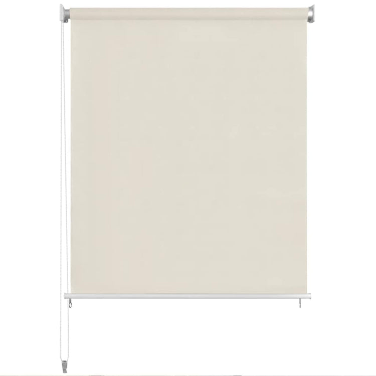 Vidaxl rolgordijn voor buiten 225(b)x140(h) cm crèmekleurig