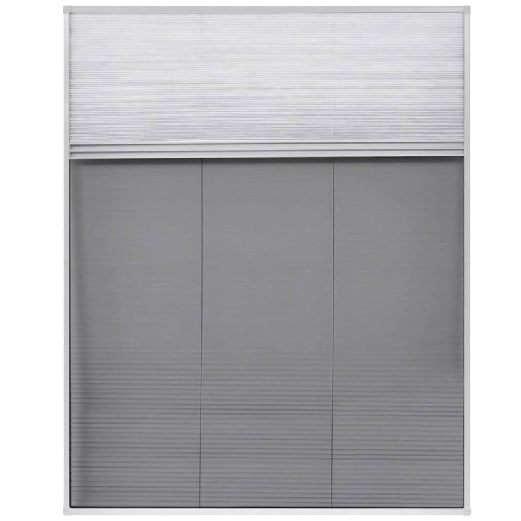 Vidaxl raamhor plissé met verduistering 80x100 cm aluminium
