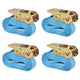 Vidaxl spanbanden 0,8 ton 6mx25mm blauw 4 st