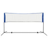 Vidaxl badminton net met shuttles 300x155 cm