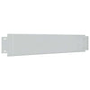 Vidaxl grasboorden 100x19 cm gegalvaniseerd staal 5 st