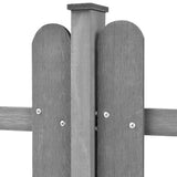 Vidaxl hek met palen 3 st 600x60 cm hkc - afbeelding 3