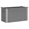 Vidaxl plantenbak verhoogd 100x50x54 cm hkc grijs