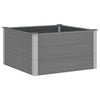 Vidaxl plantenbak verhoogd 100x100x54 cm hkc grijs