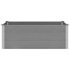 Vidaxl plantenbak verhoogd 150x100x54 cm hkc grijs