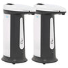 Vidaxl automatische zeepdispensers infraroodsensor 800 ml 2 st