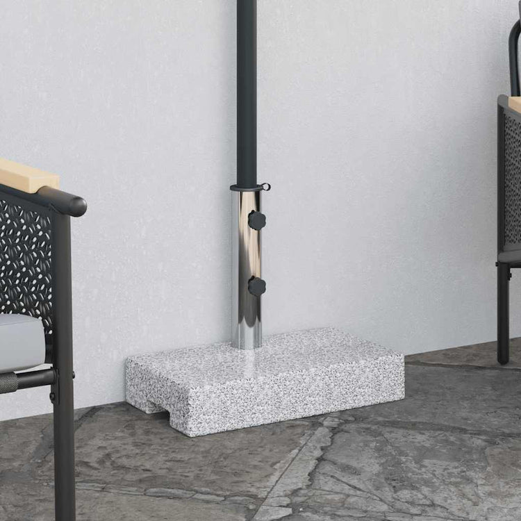 Vidaxl parasolvoet rechthoekig 25 kg graniet