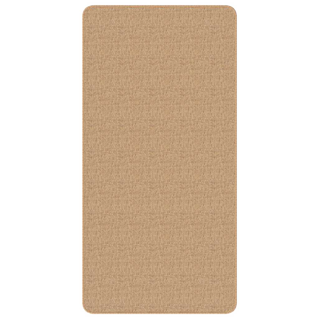 Vidaxl tapijt met latex onderkant 80x160 cm jute natuurlijk