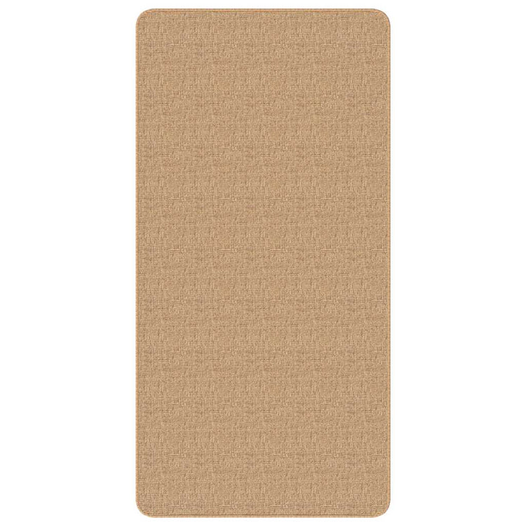 Vidaxl tapijt met latex onderkant 80x160 cm jute natuurlijk