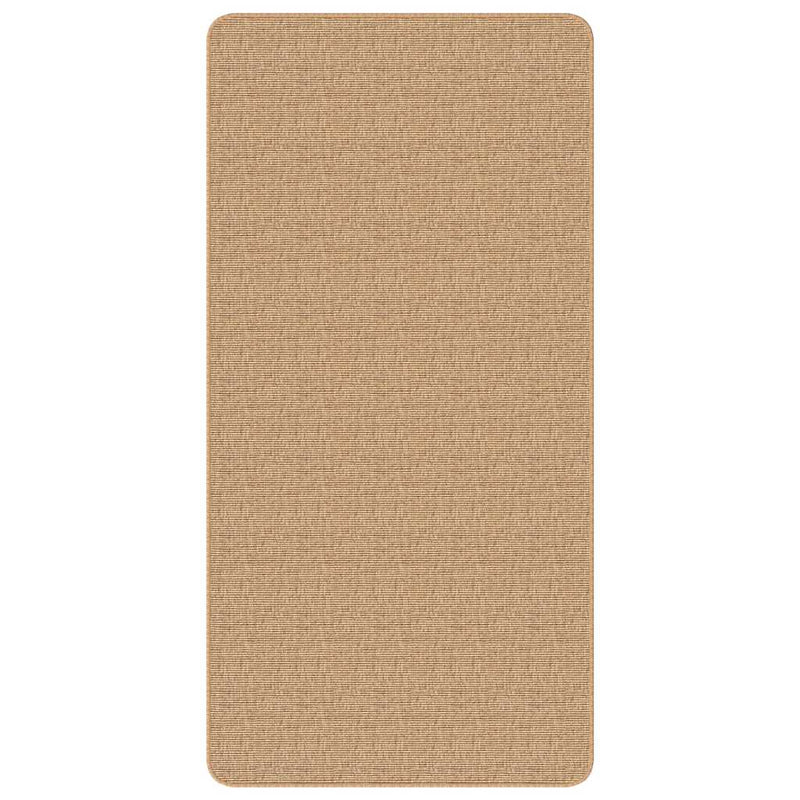 Vidaxl tapijt met latex onderkant 80x160 cm jute natuurlijk
