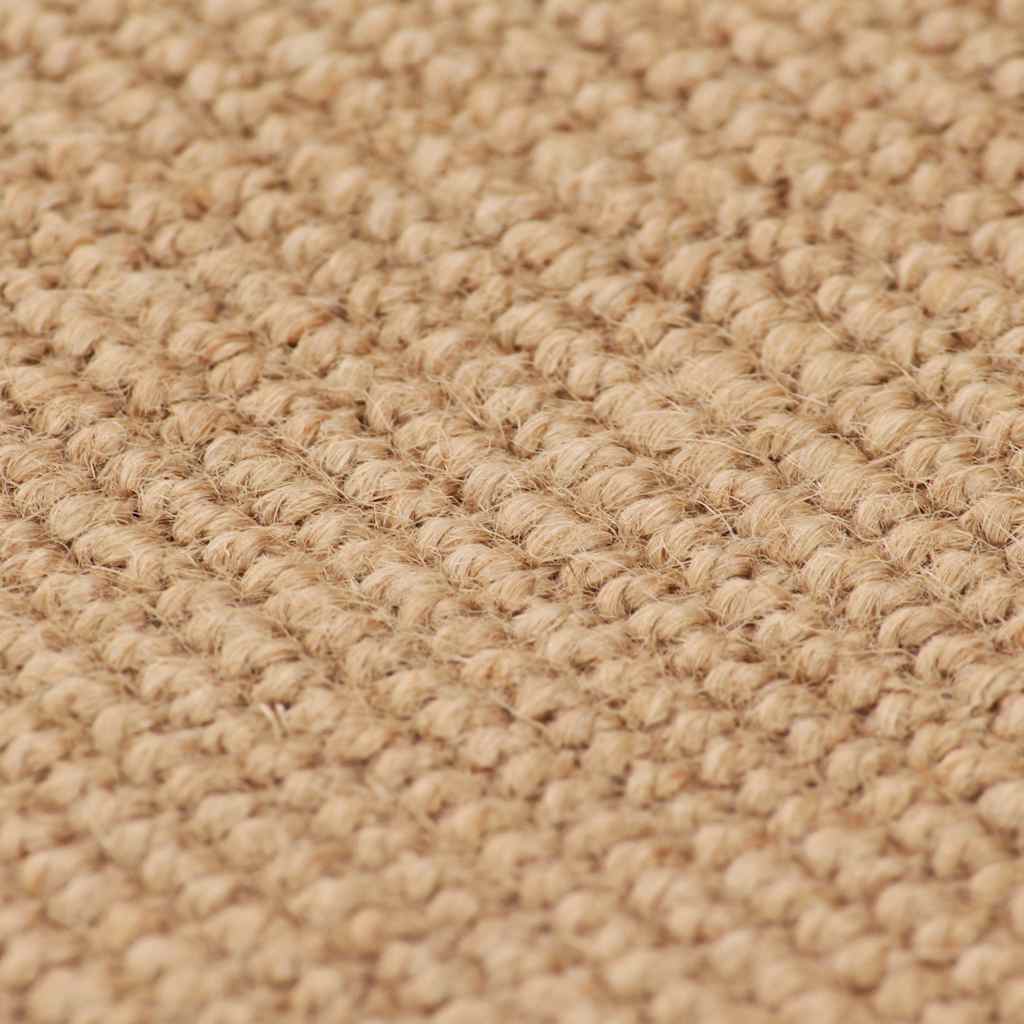 Vidaxl tapijt met latex onderkant 120x180 cm jute natuurlijk