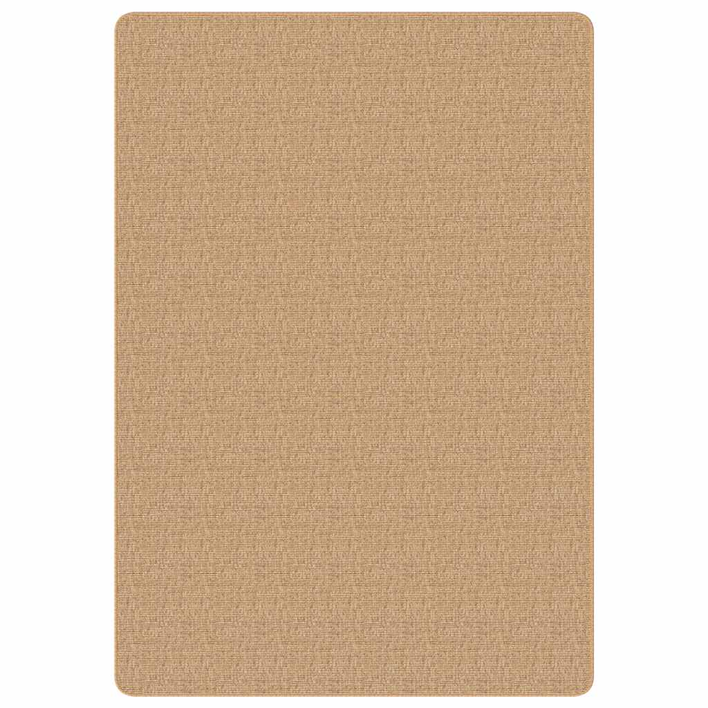 Vidaxl tapijt met latex onderkant 140x200 cm jute natuurlijk