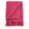 Vidaxl plaid vierkantjes 125x150 cm katoen roze