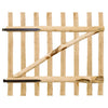 VidaXL Poort enkel 100x90 cm hazelaarhout