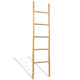 Vidaxl handdoekladder met 5 sporten 150 cm bamboe
