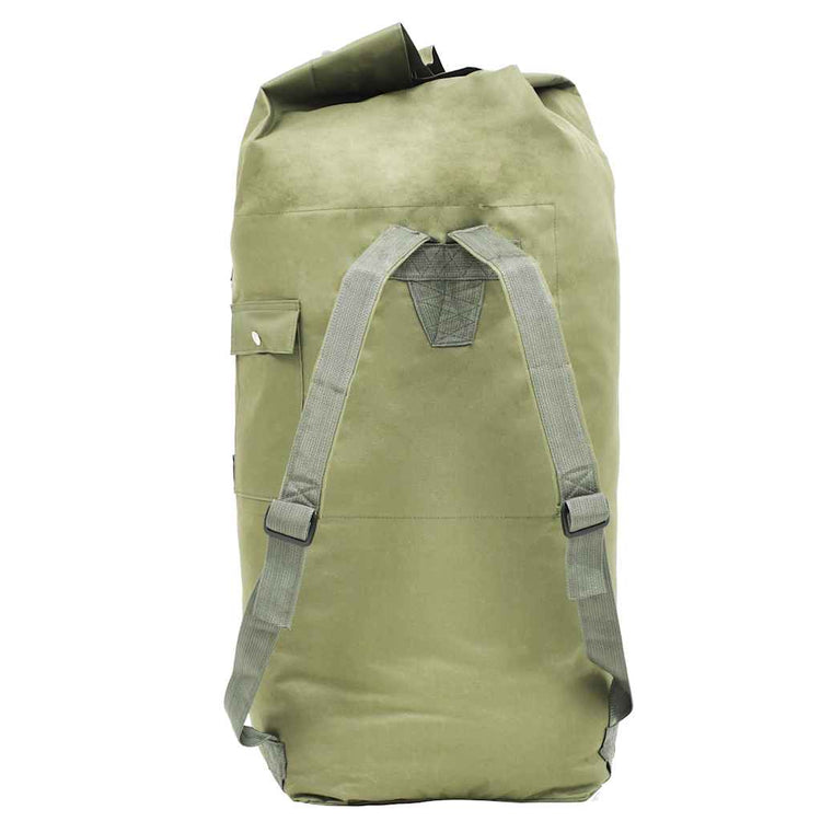 Vidaxl sporttas legerstijl 85 l olijfgroen
