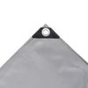 Vidaxl dekzeil 650 g m² 3x6 m grijs