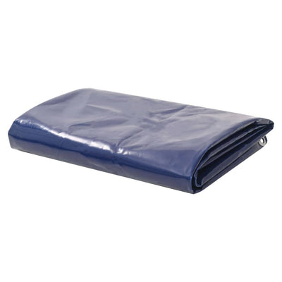 VidaXL Dekzeil 650 g m² 4x5 m blauw