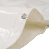 Vidaxl dekzeil 650 g m² 4x5 m wit - afbeelding 2