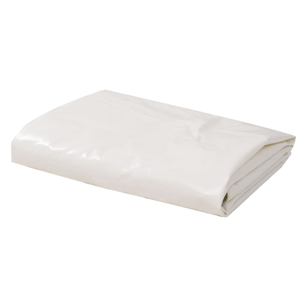 Vidaxl dekzeil 650 g m² 4x6 m wit