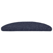 Vidaxl trapmatten zelfklevend 15 stuks 56x17x3 cm blauw halfrond - afbeelding 3